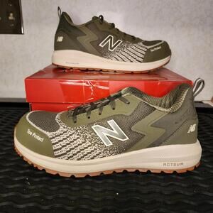 New Balance Mens Composite Toe Speedware Industrial Shoes Sz 8.5 WIDE Green